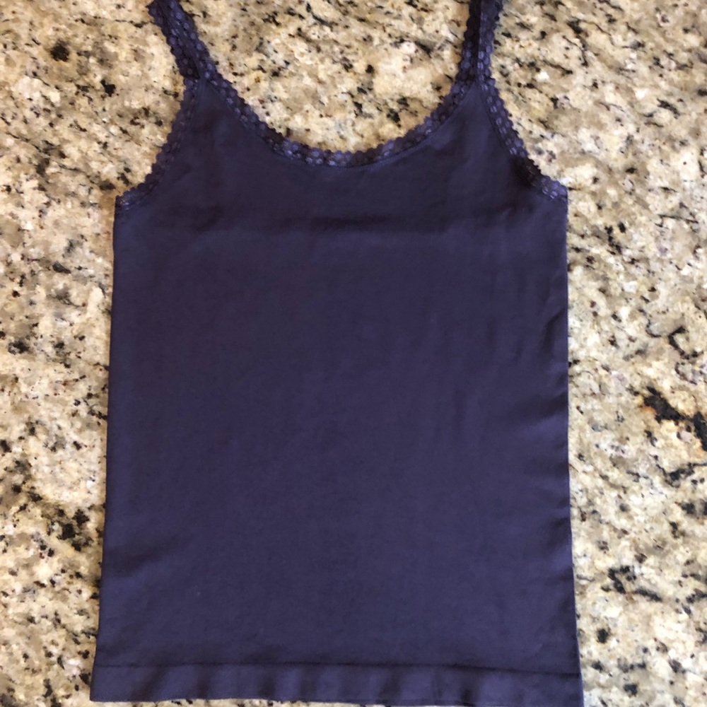Lebody Microfiber Layering Purple Cami, Size Small
